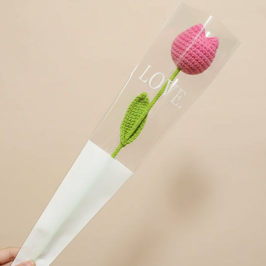 Tulipe éternelle au crochet à Composer – Rosa Cocon