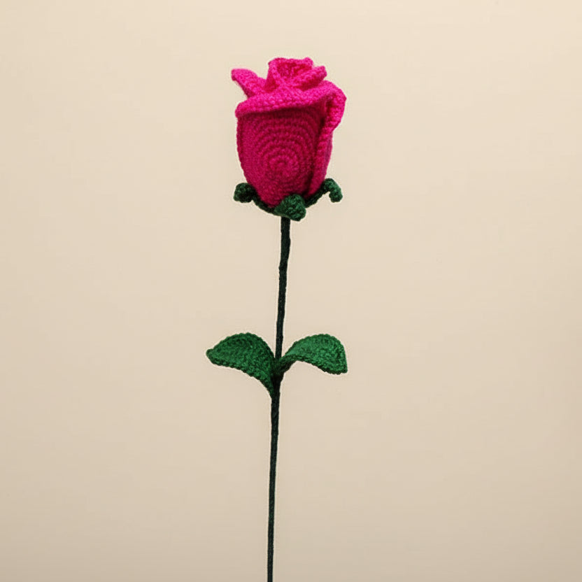 3 roses éternelles au crochet – à composer