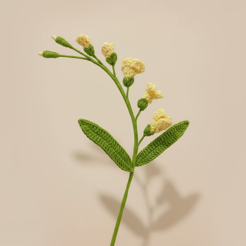 Freesia éternel au crochet à composer – Fleur délicate pour bouquet Rosa Cocon