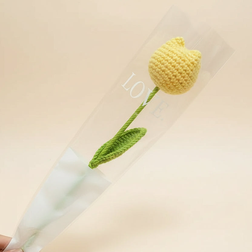 Tulipe éternelle au crochet à Composer – Rosa Cocon
