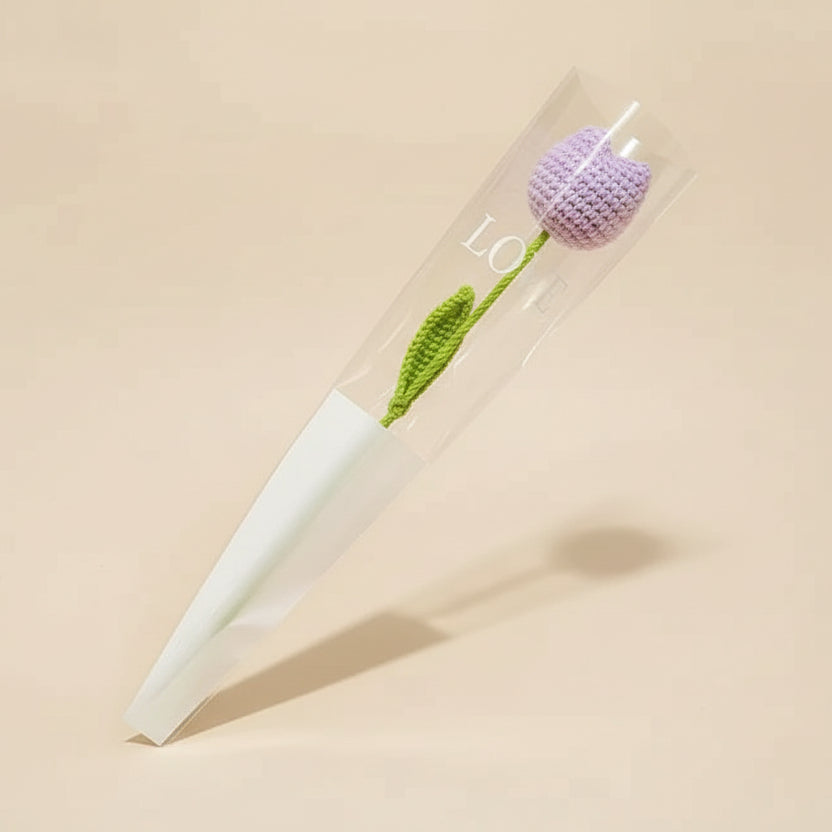 Tulipe éternelle au crochet à Composer – Rosa Cocon