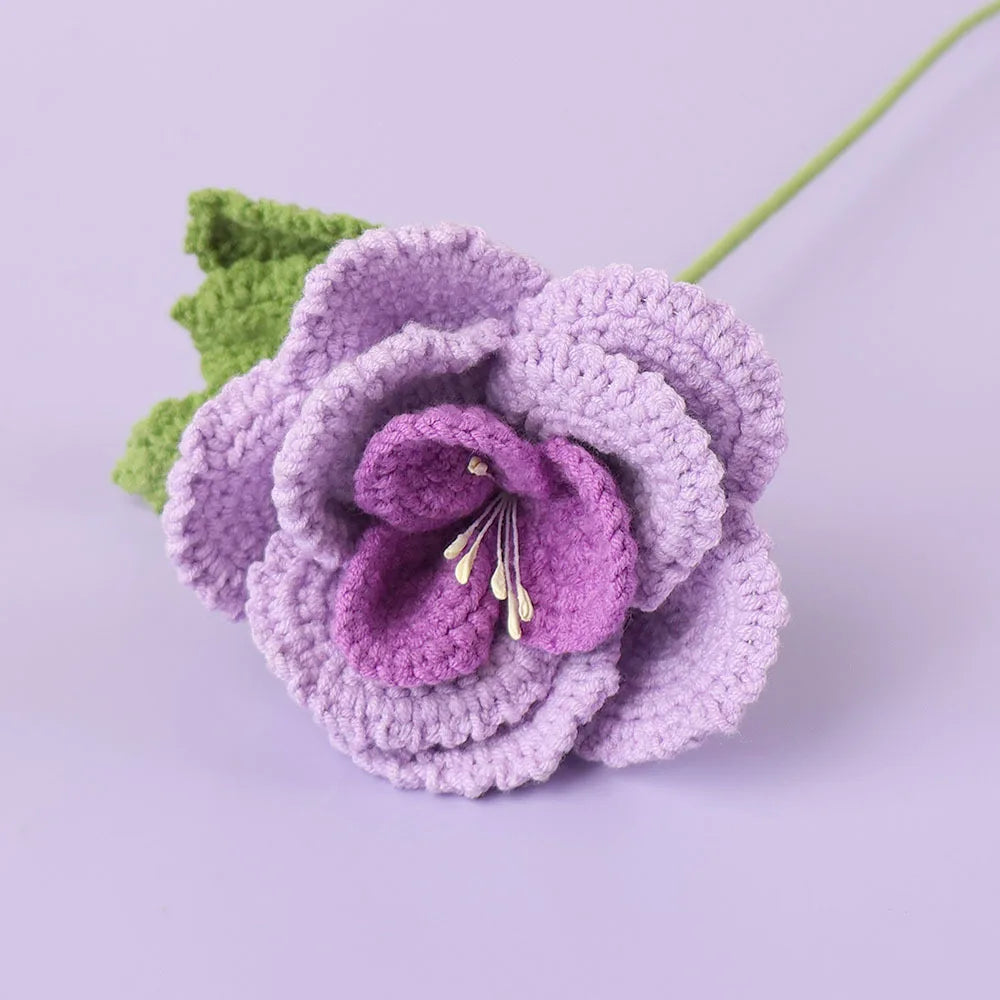 Fleur éternelle au crochet – Cadeau Fête des Mères | Bouquet à composer Rosa Cocon