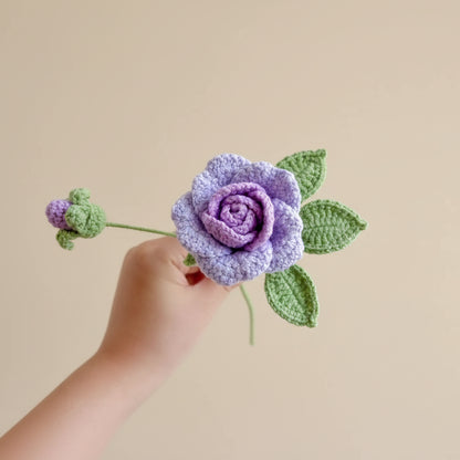 Rose Éternelle au Crochet – Fleur Douce à composer