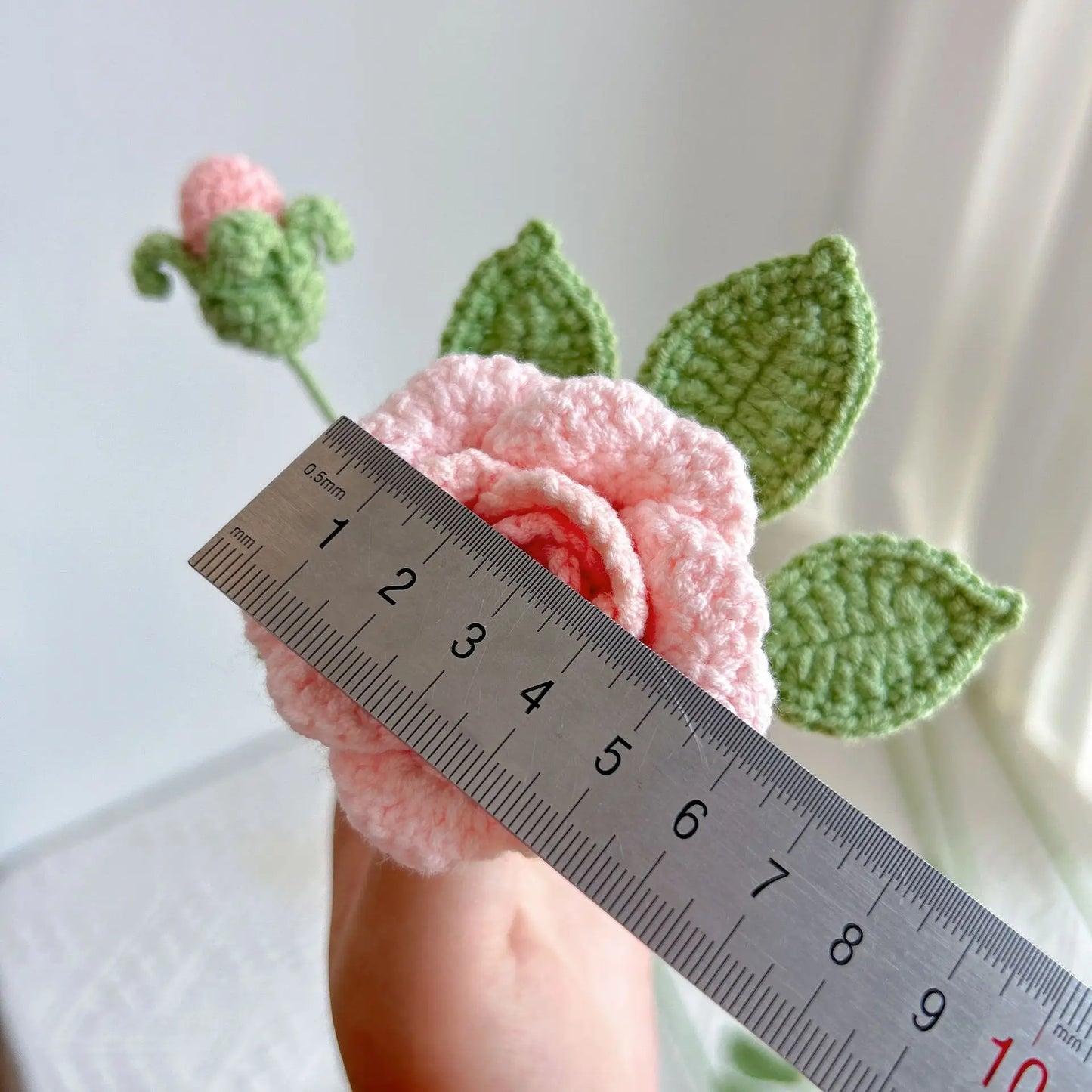Rose Éternelle au Crochet – Fleur Douce à composer