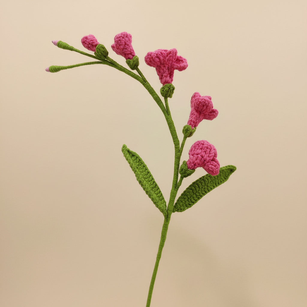 Freesia éternel au crochet à composer – Fleur délicate pour bouquet Rosa Cocon