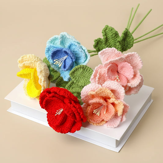 Fleur éternelle au crochet – Cadeau Fête des Mères | Bouquet à composer Rosa Cocon