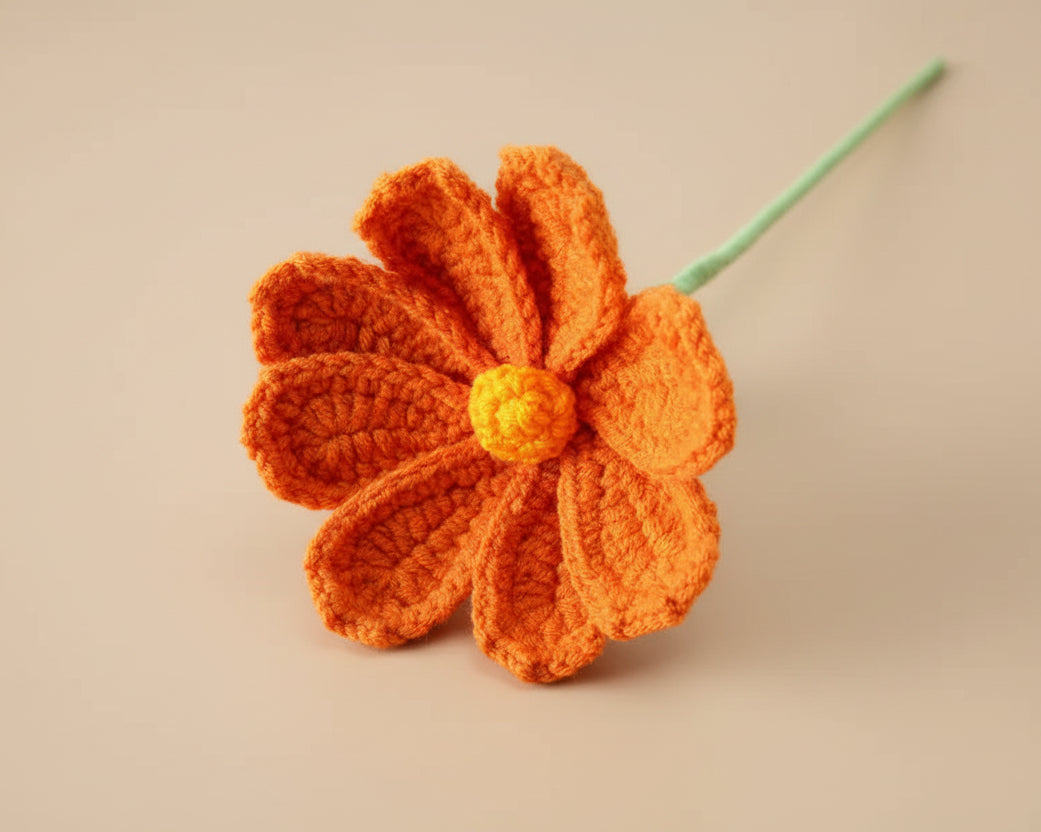 Fleur éternelle au crochet – Cadeau Fête des Mères | Bouquet à composer Rosa Cocon