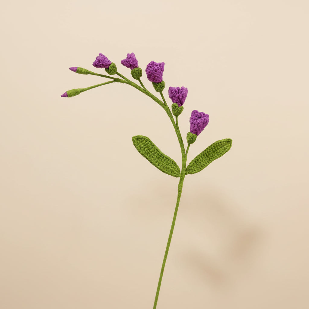 Freesia éternel au crochet à composer – Fleur délicate pour bouquet Rosa Cocon