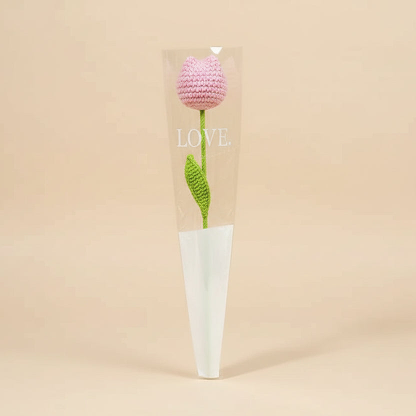 Tulipe éternelle au crochet à Composer – Rosa Cocon