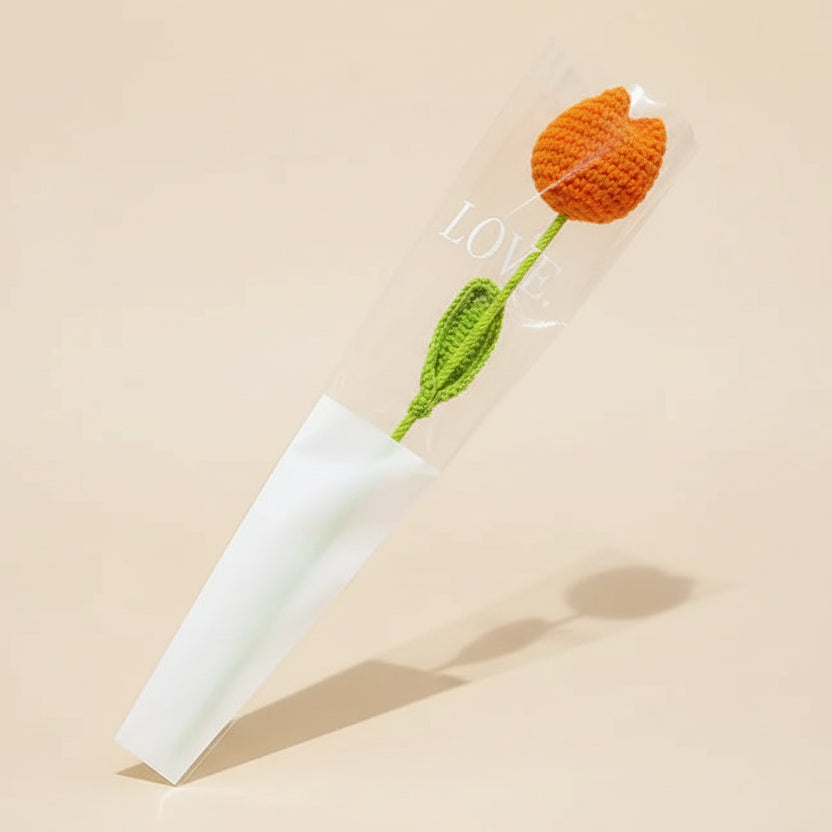 Tulipe éternelle au crochet à Composer – Rosa Cocon