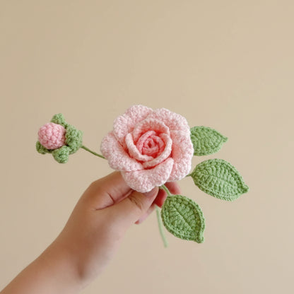 Rose Éternelle au Crochet – Fleur Douce à composer