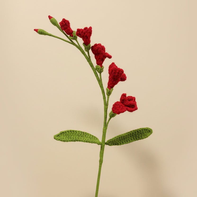 Freesia éternel au crochet à composer – Fleur délicate pour bouquet Rosa Cocon