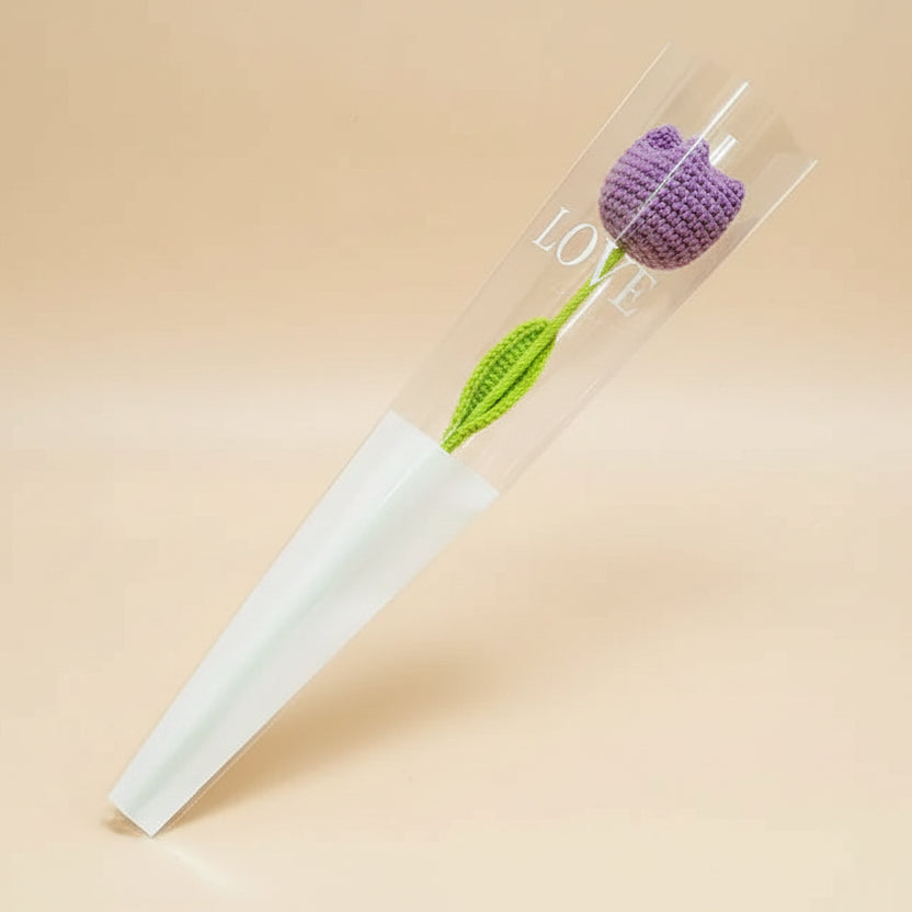 Tulipe éternelle au crochet à Composer – Rosa Cocon