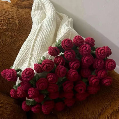 Plaid Rond aux Roses Éternelles – Cocon de Douceur Rosa Cocon